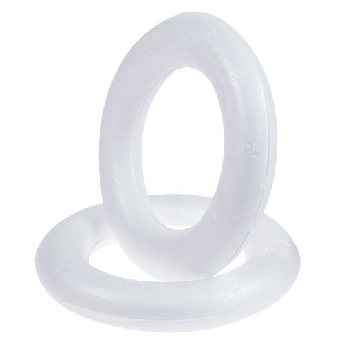 Piepschuim ring Ø25cm groot 2st