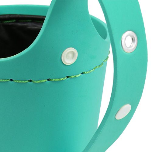 Floristik24 Wandhanger Suki mintgroen Ø14cm H15cm, 1stuk