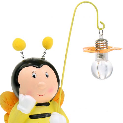Floristik24 Decoratief figuur bij met licht H21cm