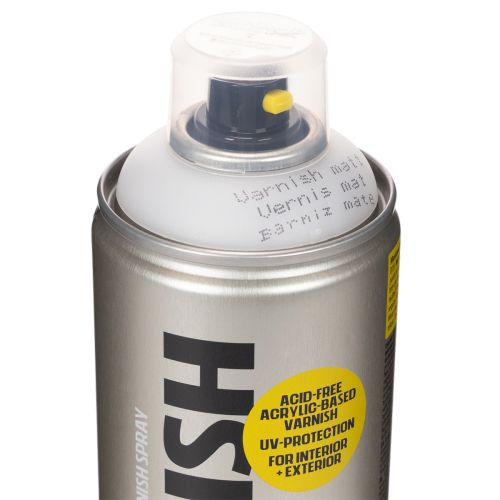 Transparante matte spuitlak, UV-bestendig, zuurvrij, Montana-blikjes, 400 ml | Floristik24.nl