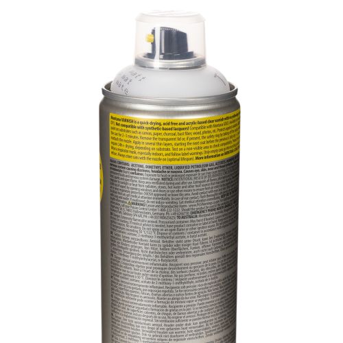Transparante matte spuitlak,