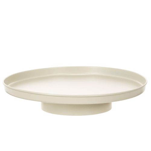 Decoratief dienblad van 30 cm met metalen schotel voor plantendecoratie