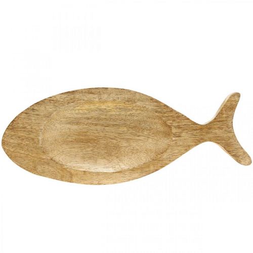 Artikel Deco dienblad hout vis houten dienblad houten plaat 30x3x12cm
