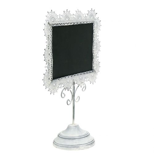 Floristik24 Decoratief bord vintage op een standaard H36cm