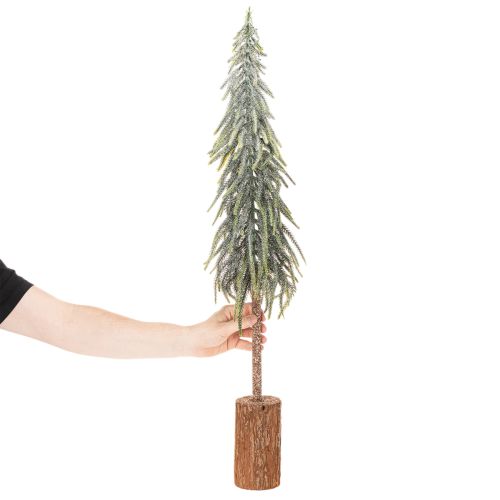 Kunstkerstboom met voet, mat, als winterdecoratie, 90 cm | Floristik24.nl