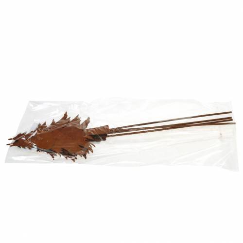 Floristik24 Tuinpaal spar patina metaal H46cm 4st