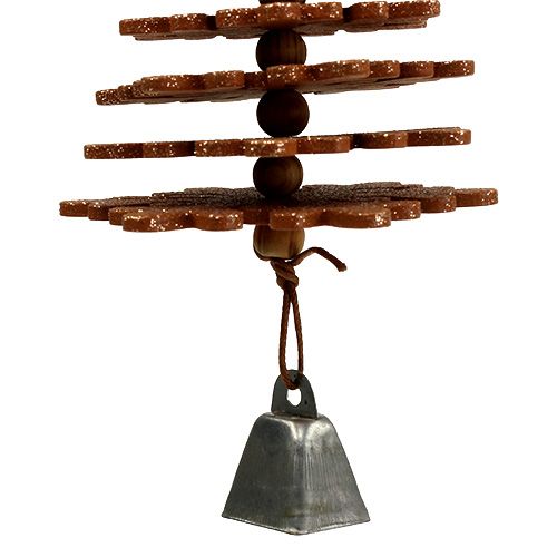 Artikel Kerstboom om op te hangen, Kerstversiering, Kerstboomversiering koper H12cm 29cm