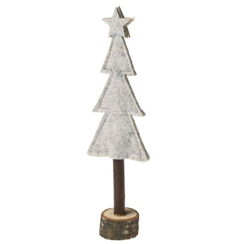 Artikel Kerstboomversiering vilt ster hart beige rood H21cm 4 stuks