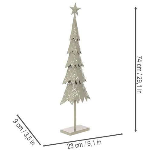 Decoratieve kerstboom op een