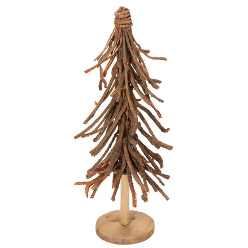 Kerstboom gemaakt van wilgentakken op een houten voet, 48 cm kopen | Floristik24.nl