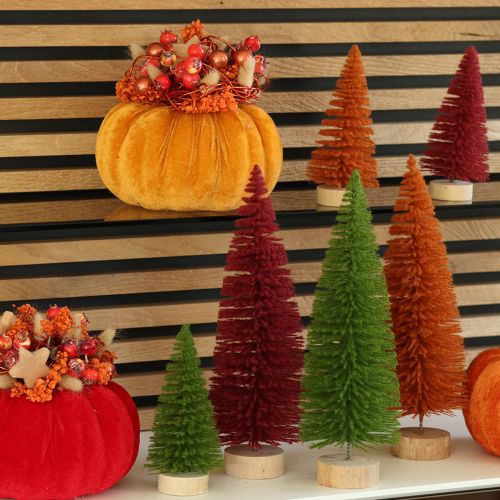 Kunstkerstboom, decoratieve boom voor tafeldecoratie, 31 cm, 3 stuks | Floristik24.nl