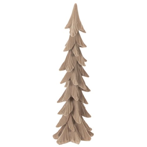 Kleine, met kunstsneeuw bedekte decoratieve kerstboom, tafeldecoratie, 44 cm