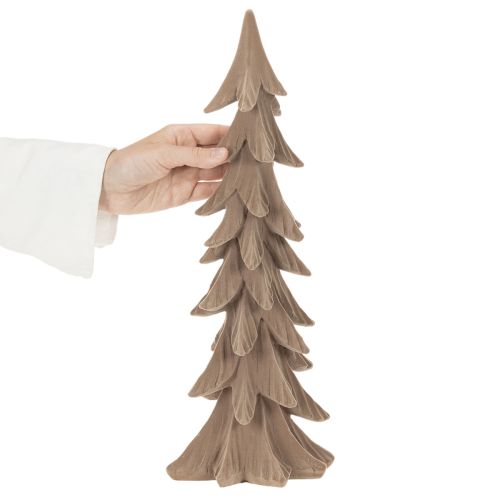 Kleine, met kunstsneeuw bedekte decoratieve kerstboom, tafeldecoratie, 44 cm | Floristik24.nl
