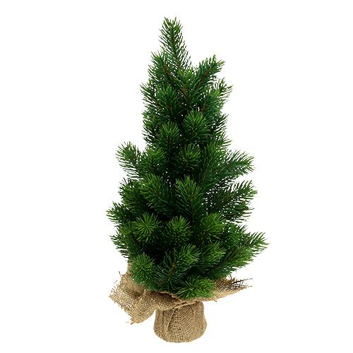 Floristik24 Kerstboom in jute zak 47cm