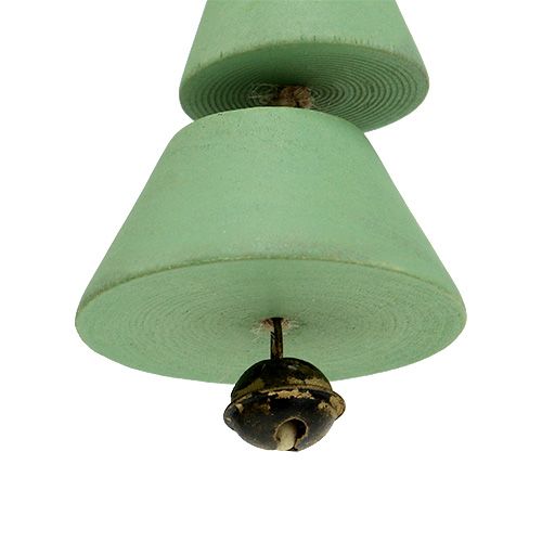 Artikel Kerstboomversiering, Kerstboom om op te hangen, Kerstgroen / naturel H10cm L24cm 4st