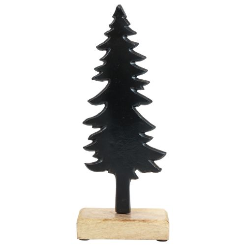 Artikel Kerstdecoratie kerstboom hout metalen tafeldecoratie H27cm