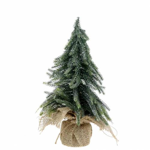 Floristik24 Deco kerstboom glitter groen 20cm