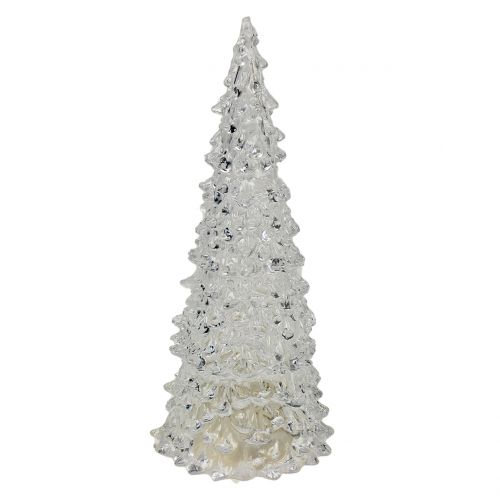 Floristik24 Kerstboom acryl met LED licht Ø9cm H22cm