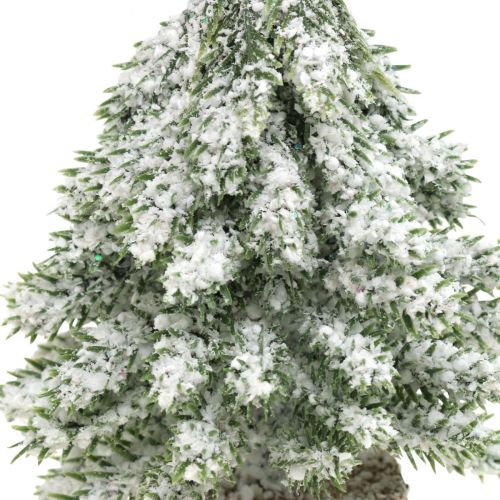 Floristik24 Kerstboom met sneeuw, kerstversiering, decoratieve dennenboom H14cm