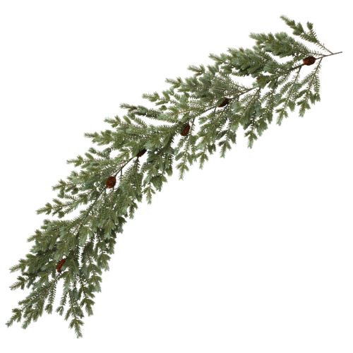 Artikel Sparrenslinger Kerstslinger groen met kegels 180cm