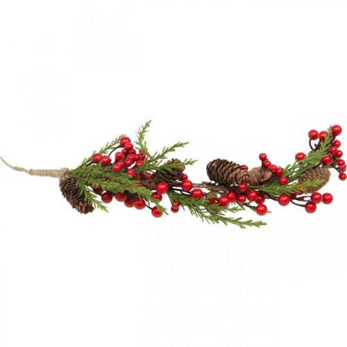 Floristik24 Dennenboomhanger met bessen en kegels 55cm