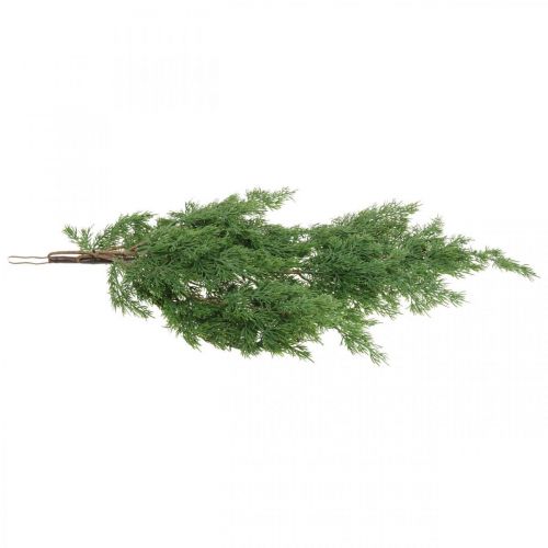 Floristik24 Cipres kunsttak groen om op te hangen vanaf 5 decoratieve takken 75cm