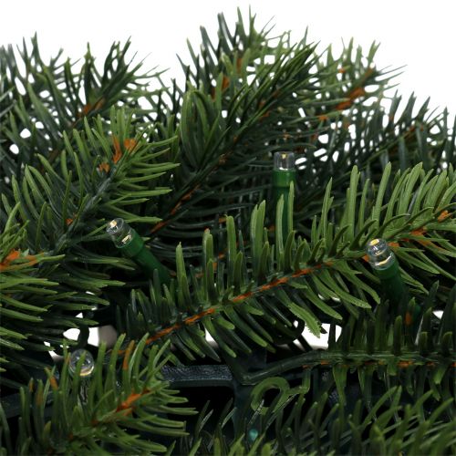 Floristik24 Lichtkrans LED groen Ø40cm 49L