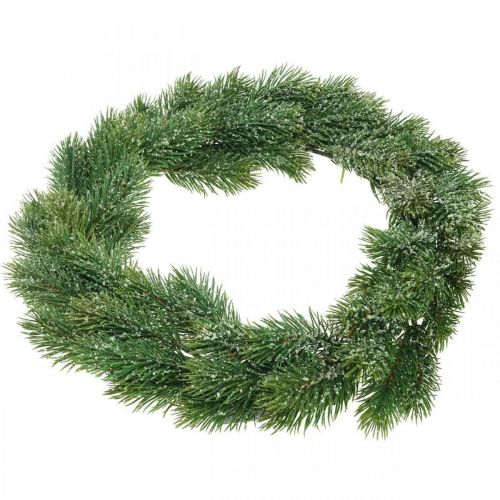 Artikel Dennenkrans kunst Adventskrans groen, ijs Ø35cm