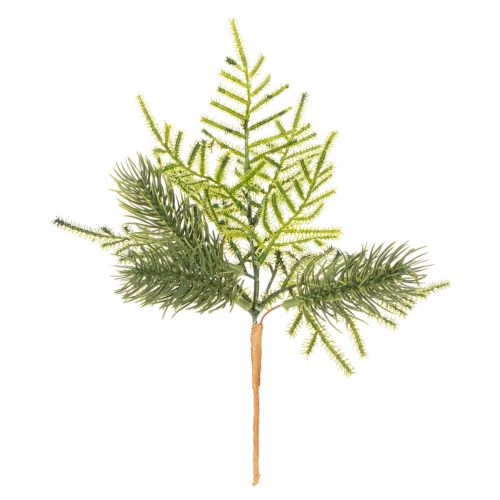 Kunstmatige dennentak voor feestelijke decoratie, 22 cm, 2 stuks | Floristik24.nl