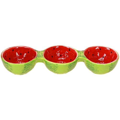 Artikel Tapas Set Watermeloen Dip Bowls Keramiek 8,5×28cm 1st