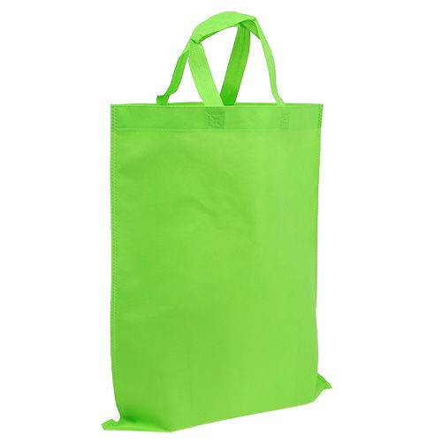 Floristik24 Tas groen gemaakt van fleece 37,5cm x 46cm 24st