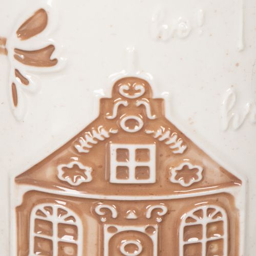 Keramische mok met huismotief