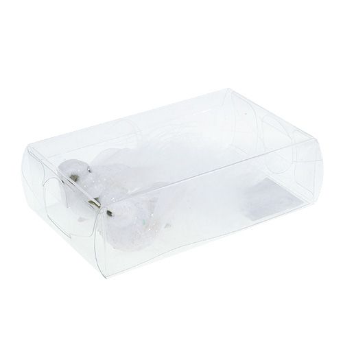 Artikel Duif op de clip wit 14cm 2st