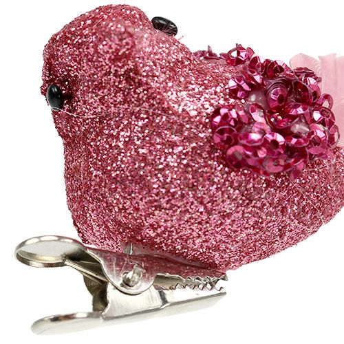 Floristik24 Sorteer de duif op de clip op kleur 15 cm 8 st