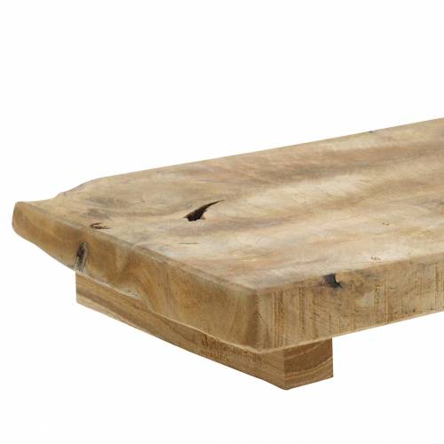 Floristik24 Houten dienblad teak naturel 29 × 15cm