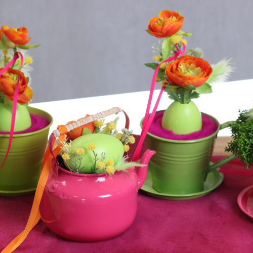 Artikel Theepot, nostalgische landelijke stijl, decoratief voor woonkamer of keuken, 15 cm