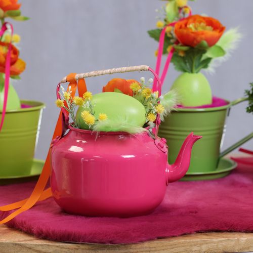 Artikel Theepot, nostalgische landelijke stijl, decoratief voor woonkamer of keuken, 15 cm