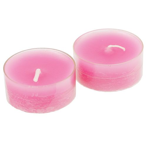 Floristik24 Theelichtjes roze 18 st
