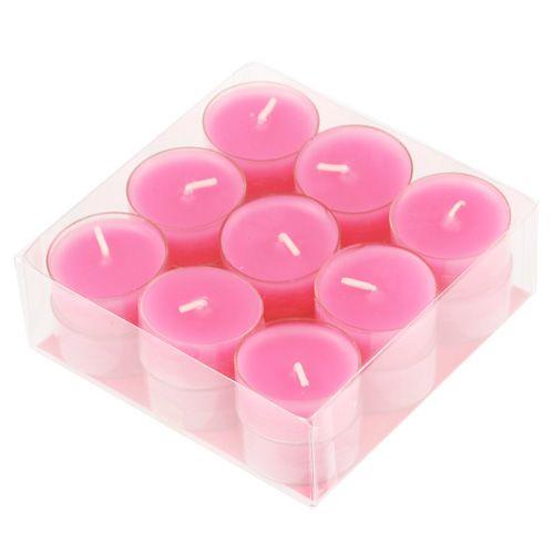 Floristik24 Theelichtjes roze 18 st