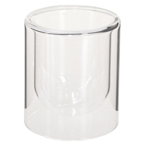 Theelichthouder Glas Rond Lantaarn Helder Ø8.5cm 4 st.