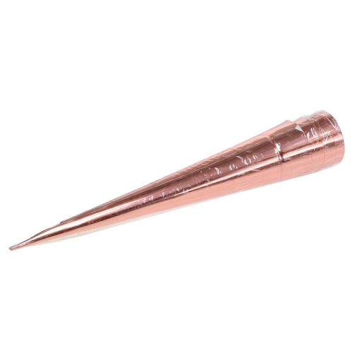 Floristik24 Theelichthouder Ø4.5cm H25cm koper 4st