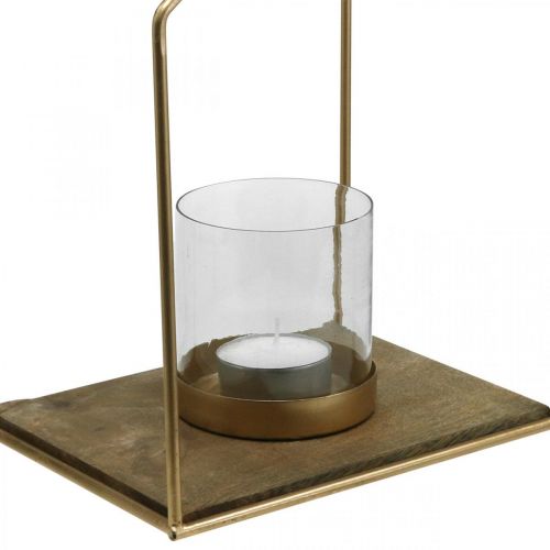 Artikel Lantaarnhuis metalen theelichthouder tafeldecoratie 26×20×35cm