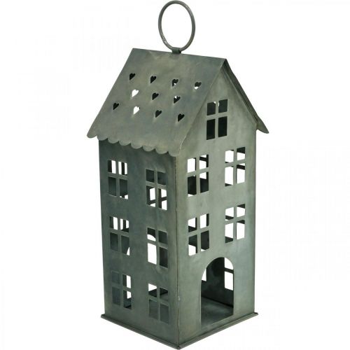 Floristik24 Lichthaus theelichthouder Metalen theelichthuisje H31.5cm