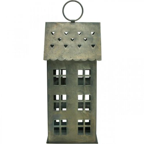 Floristik24 Lichthaus theelichthouder Metalen theelichthuisje H31.5cm