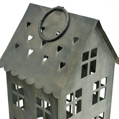 Floristik24 Lichthaus theelichthouder Metalen theelichthuisje H31.5cm