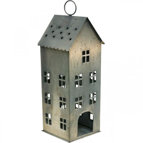 Floristik24 Lichthaus theelichthouder Metalen theelichthuis 43×17×17cm
