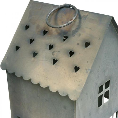 Floristik24 Lichthaus theelichthouder Metalen theelichthuis 43×17×17cm