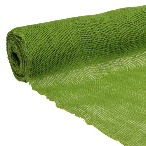 Floristik24 Tafellint jute groen 50cm x 910cm