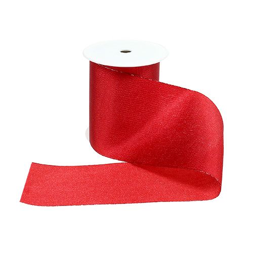 Floristik24 Tafellint rood 10cm 15m