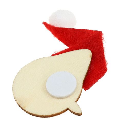 Artikel Tafeldecoratie Kerstman, sneeuwpop 4-5cm 12 st